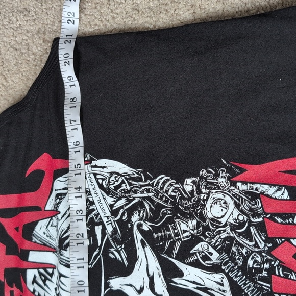 NWT Metal Mulisha Black Tank with Red Skull Design M - Picture 7 of 8